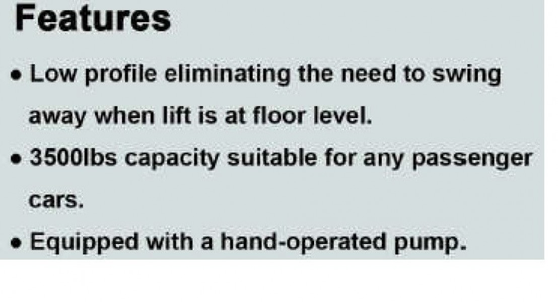 Hollstein Rolling Jack 3500 Features